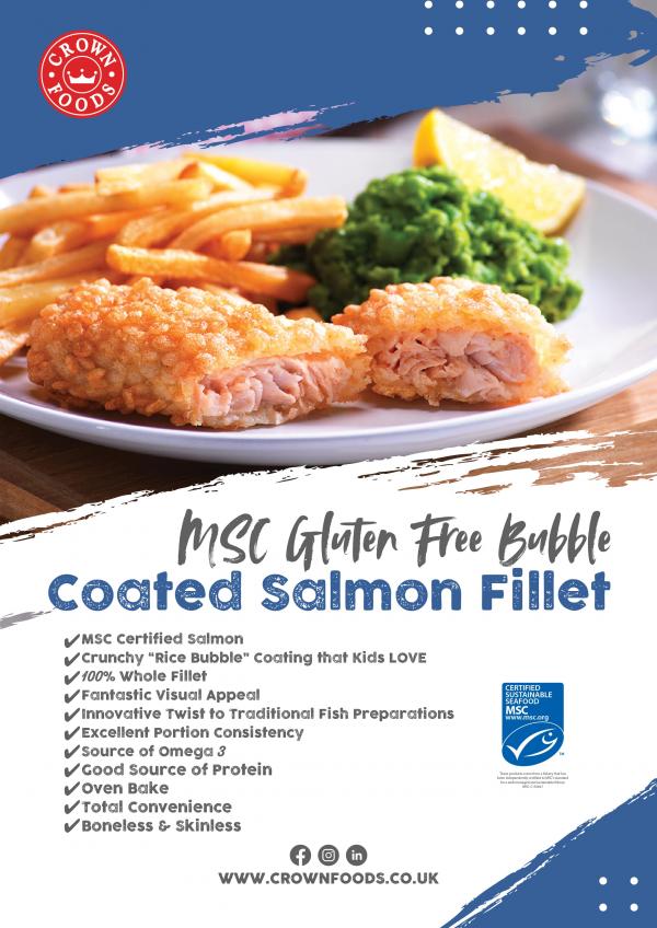 Gluten Free Bubble Salmon